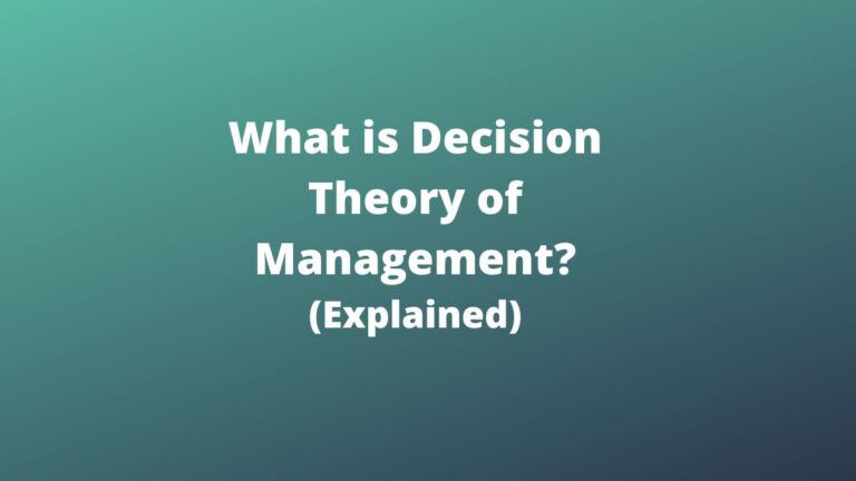 Decision Theory