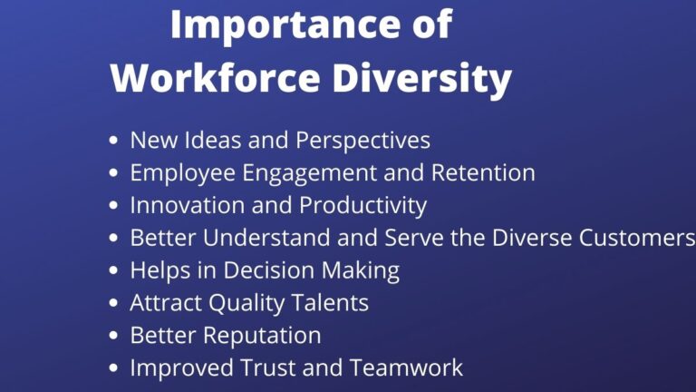 Importance of Workforce Diversity