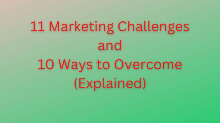 challenges in marketing