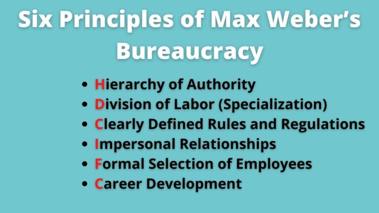 Principles of Bureaucracy