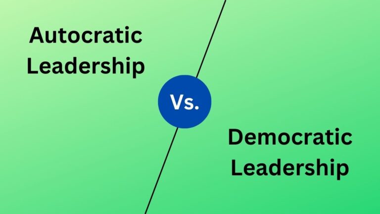 Autocratic and Democratic Leadership