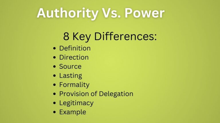 Authority and Power