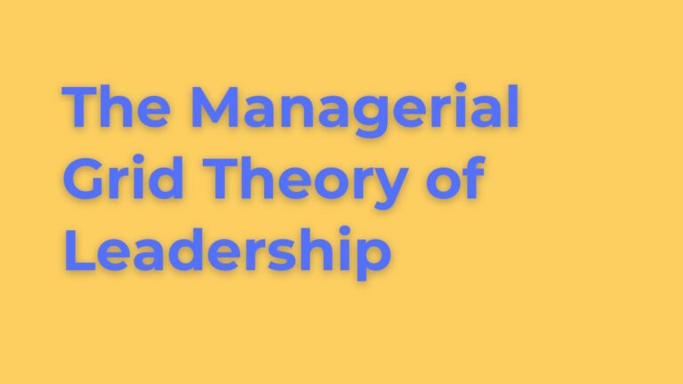 Managerial Grid Leadership