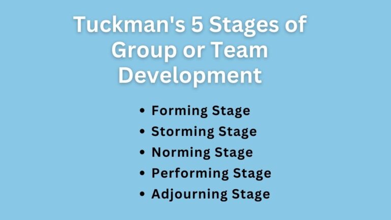 Group Development Stages