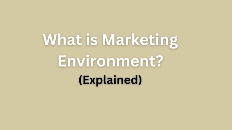 Marketing Environment