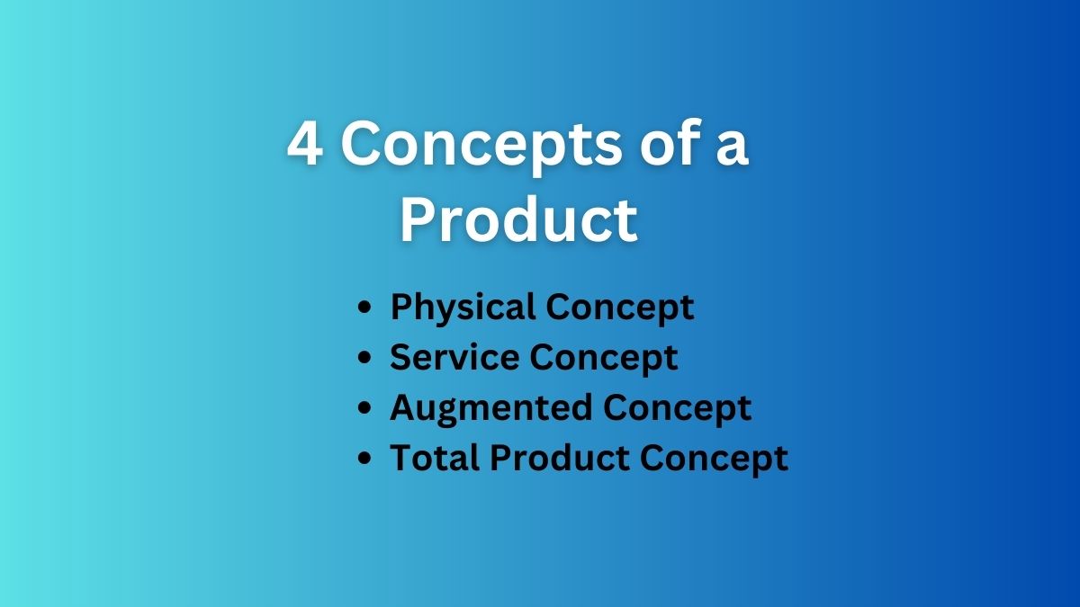 Concepts of a product