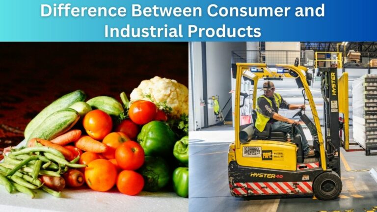 difference between consumer and industrial product