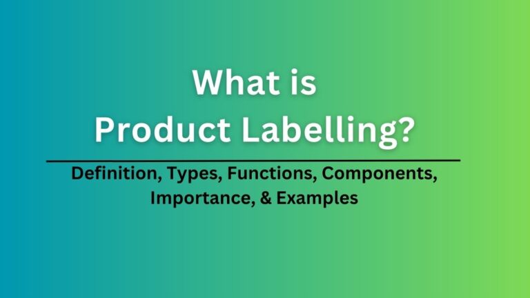 Product Labelling